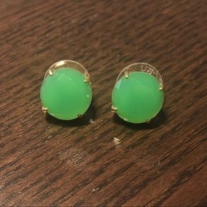 Green Janice Studs